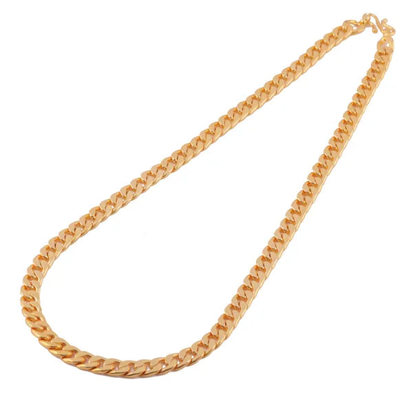 Mens chain with Premium Golden Coating