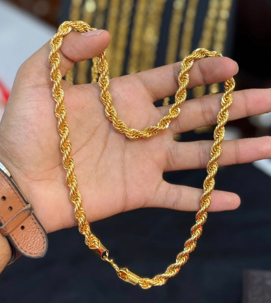 Trending chain with Premium Golden Coating